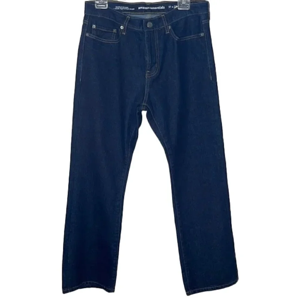 💙 AMAZON ESSENTIALS Bootcut Straight Jeans Size 31x29